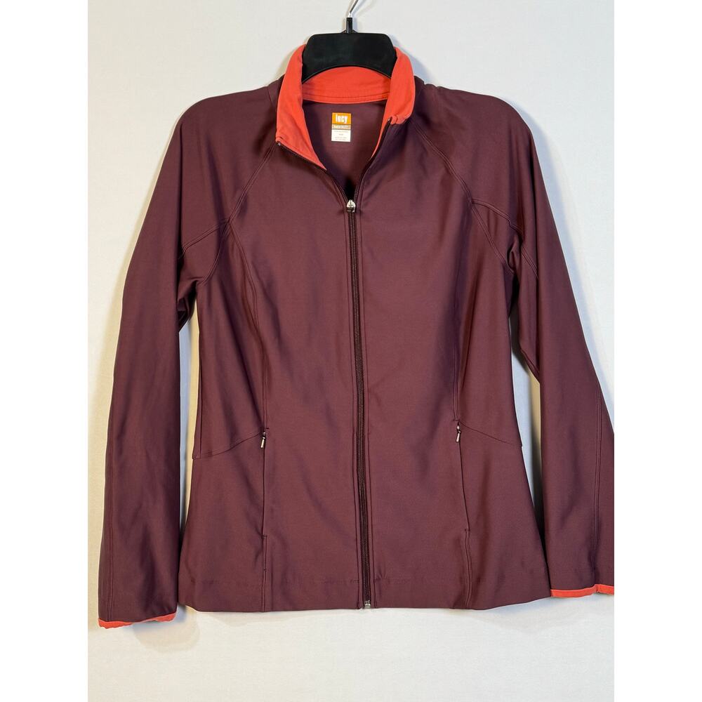 Lucy Tech Full‑Zip Athletic Jacket – Purple – Women’s M